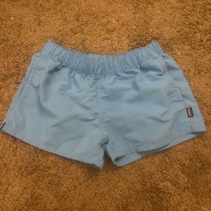 Patagonia Blue Barely Baggie Shorts